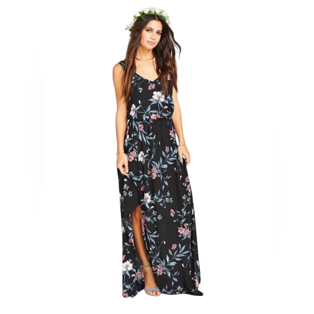Show Me Your Mumu Maxi Dress | X-Large | Wrap Style | Lined